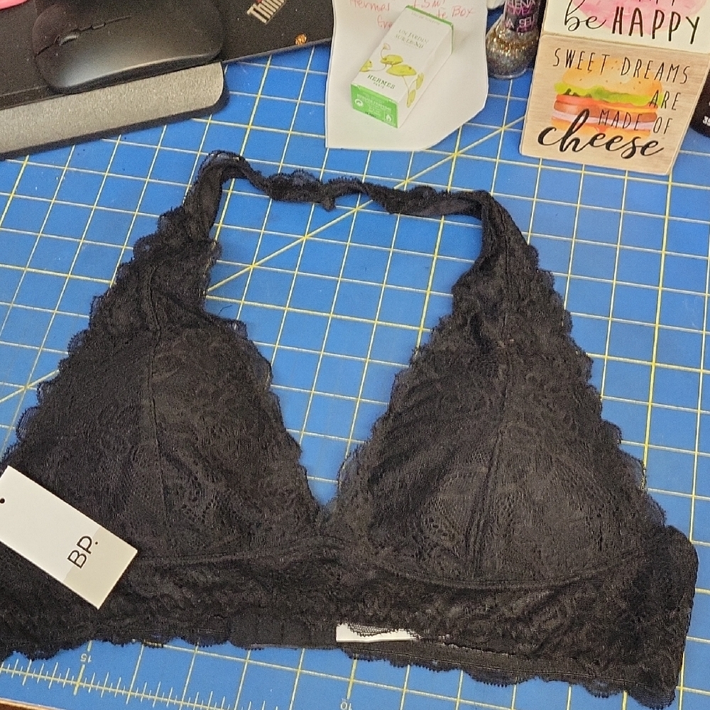 bp Women's Black Lace Bralette New